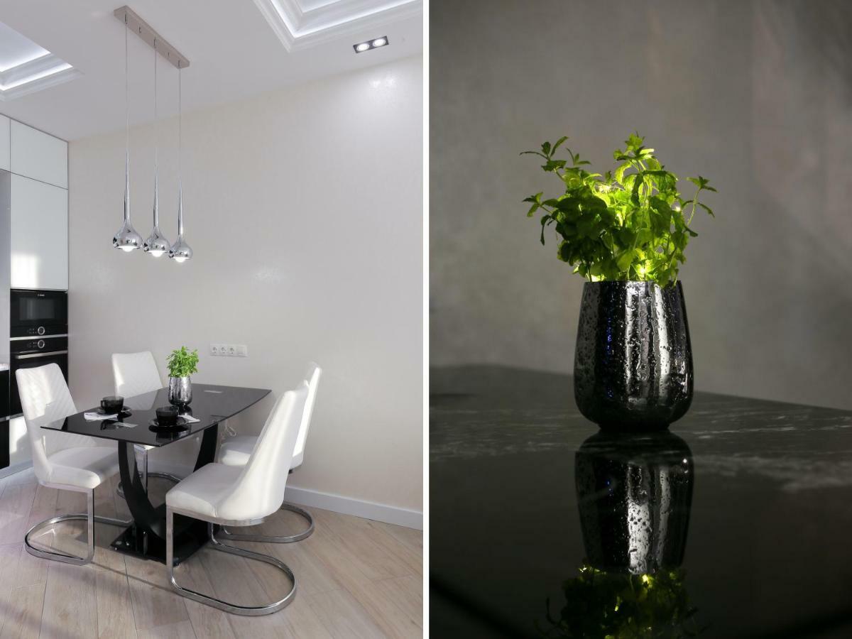 Black&White Apartment In Smart Plaza Kyjev Exteriér fotografie